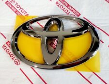 GENUINE FRONT GRILLE EMBLEM TOYOTA COROLLA CHROME 2014 2015 2016 14 15 16 NEW picture