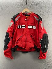 TiMAX Icon Jacket Mens Extra Large Red Asphalt Technologies Titanium Motorcycle picture