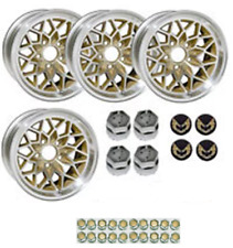 YEARONE Pontiac 17 X 9 cast aluminum gold Snowflake wheels KIT  picture