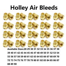 Holley Carburetor AIR BLEEDS 10-32 Screw In 28 - 90 ANY SIZE 40 PACK Your Choose picture