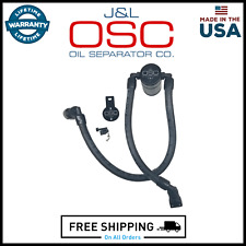 J&L Passenger Side Silver Oil Separator Fits 2010-2019 Ford Taurus Sho EcoBoost picture