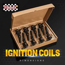 8 Ignition Coil Packs for Ford F-150 F-250 F-350 E350 Lincoln Mercury 4.6L 5.4L picture