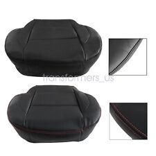 2005-2015 Driver & Passenger Bottom Seat Cover For Nissan Titan Black picture