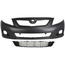 Bumper Cover Kit For 2009-10 Toyota Corolla Front CAPA Certified 2 Pieces picture