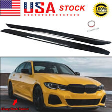 M Performance Black Painted Side Skirts For 2019-2021 BMW 3-Series G20 G28 M340i picture