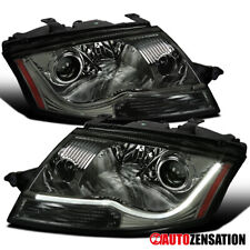 Fit 1999-2006 Audi TT Smoke LED Bar Projector Headlights Lamps Left+Right 99-06 picture