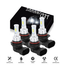 9005 9006 LED Headlights Kit Combo Bulbs 8000K high Low Beam Super White Bright picture
