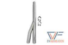 CVF Y-Pipe (Resonator Delete) Stainless Steel 15-21 Ford Mustang EcoBoost 2.5