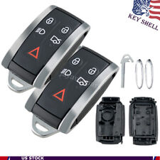 2 Replacement For Jaguar XF XK XKR 2009 2010 2011 2012 Remote Key Fob Shell Case picture
