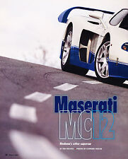 2005 Maserati MC12 Original Car Review Print Article J345 picture