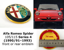 Alfa Romeo Spider Badge 105 115 Replacement Emblem picture