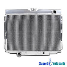 Fits 1967-1970 Ford Mustang Aluminum Radiator V8 3-Row Core MT 24'' picture