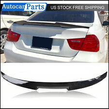 For 06-11 BMW E90 328i 335i 3 Series 4 Door Rear Trunk Spoiler Wing Gloss Black picture