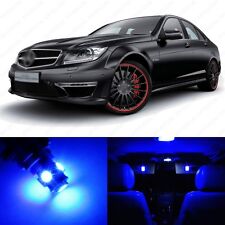 16 x Ultra Blue LED Interior Light Package For 2008 -2013 Mercedes C Class W204 picture