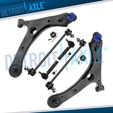 6pc Front Lower Control Arms + Tie Rods + Sway Bars for 2014-2019 Toyota Corolla picture