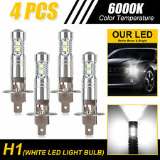 4x H1 200W CREE LED Headlight Kit Fog Driving DRL Light Bulbs 6000K Xenon White picture