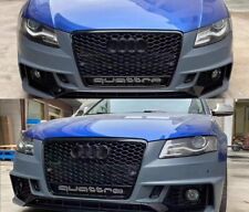 For 2009 2010 2011 2012  Audi A4 S4 RS4 style Henycomb grille Bumper black Grill picture