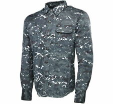 Speed and Strength Call to Arms Blue/Camo Armored Moto Shirt Men's SM - LG picture