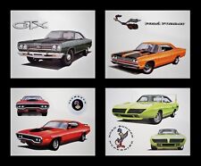 OLD PLYMOUTH POSTER PRINTS 1968 1969 1970 1971 SUPERBIRD ROADRUNNER GTX 426 HEMI picture