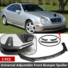 Add-on Universal Fit For 1999-2003 Mercedes CLK Front Lip Spoiler Splitter Black picture