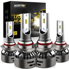 4X AUXITO 9005 9006 LED Headlight Kit Combo Bulb High Low Beam Super White EXC picture