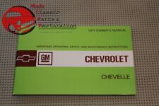 1971 71 Chevy Chevrolet El Camino Chevelle Owner's Owners Manual picture