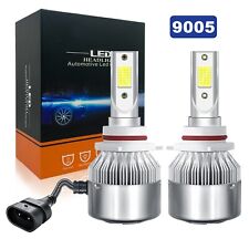 2-Sides 9005 HB3 LED Headlight Super Bright Bulbs Kit HIGH/LOW Beam 6000K White picture