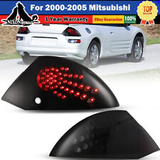 Fits 00-05 Mitsubishi Eclipse LED Brake Tail Lights Black Smoke Lens Set Pair picture