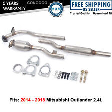 Fits: 2014 To 2018 Mitsubishi Outlander 2.4L V4 Resonator & Catalytic Converter picture