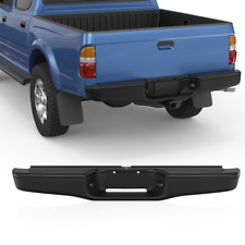 1X Black Rear Steel Step Bumper Assembly For 1995-2004 Toyota Tacoma Truck New picture