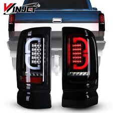 LED Tail Lights for 1994-2001 Dodge Ram 1500 2500 3500 Brake Lamps Black Clear picture