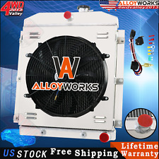 4 Row Radiator Shroud Fan For Chevy 3100 3600 3800 Pickup 3.5L 3.8L L6 1947-1954 picture