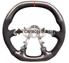 REAL CARBON FIBER Steering Wheel FOR Chevrolet Corvette C5 Z06 97-04 FLAT TOP picture