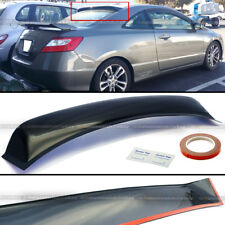 For 06-10 Civic 2dr Coupe Rear Window Roof Sun Rain Shade Vent Visor Spoiler picture