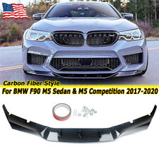 For BMW 5 Series F90 M5 Sedan 2018-2020 Carbon Fiber Style Front Bumper Splitter picture