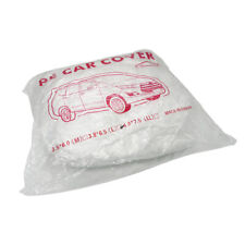 1-50PACK Clear Plastic Disposable Car Cover Temporary Rain Dust Garage Universal picture