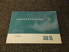 1971 Mercedes Benz 350SL Owner Operator Manual Roadster Coupe R107 Original picture