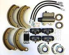 For1937 1938 Plymouth: Brake Master Overhaul Kit Shoes Cylinders Hoses Seals  picture