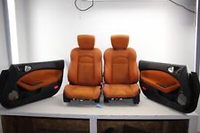 2009-2017 Nissan 370z Coupe Orange Seat / Door Panel Set OEM CQ151 picture