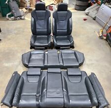 2008 Audi RS4 Quattro B7 Complete Black Leather Front And Rear Seat Set OEM 1804 picture