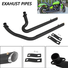 Shortshot Staggered Exhaust Pipes Fit For Kawasaki Vulcan 900/S EN900 VN900 S900 picture