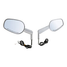 Muscle Rear View Mirrors LED Turn Signals Light Fit For Harley VRSCF V-Rod picture