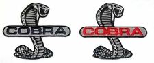 OFFICIAL FORD MUSTANG SVT SHELBY GT350 GT500 COBRA SNAKE 3 BY 3 1/2 INCH PATCH picture