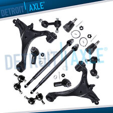 12pc Front Lower Control Arms Tie Rods Sway Bars for 2001- 2004 2005 Honda Civic picture
