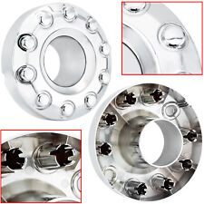10-Lug Front Car Wheel Hub Center Caps For Ford F450 F550 Super Duty 2005-2017 picture