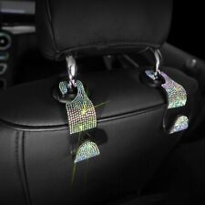4PCS Bling Car Seat Back Headrest Hooks Hanger Holder Hook for Bag-Iridescent picture