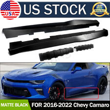 ZL1 Style For 2016-22 Chevy Camaro LT SS RS Side Skirts Extension Rocker Panels picture