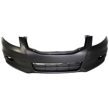 Front Bumper Cover For 2011-12 Honda Accord Sedan 6CYL with fog lamp hole Primed picture