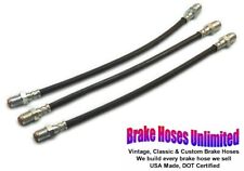 BRAKE HOSE SET Elcar, 75A, 95, 96, 120, 130, 140 - 1930 1931, Internal brakes picture