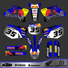 Motocross Graphics Decals Stickers Kit For Yamaha YZ250F YZ450F 2003 2004 2005 picture